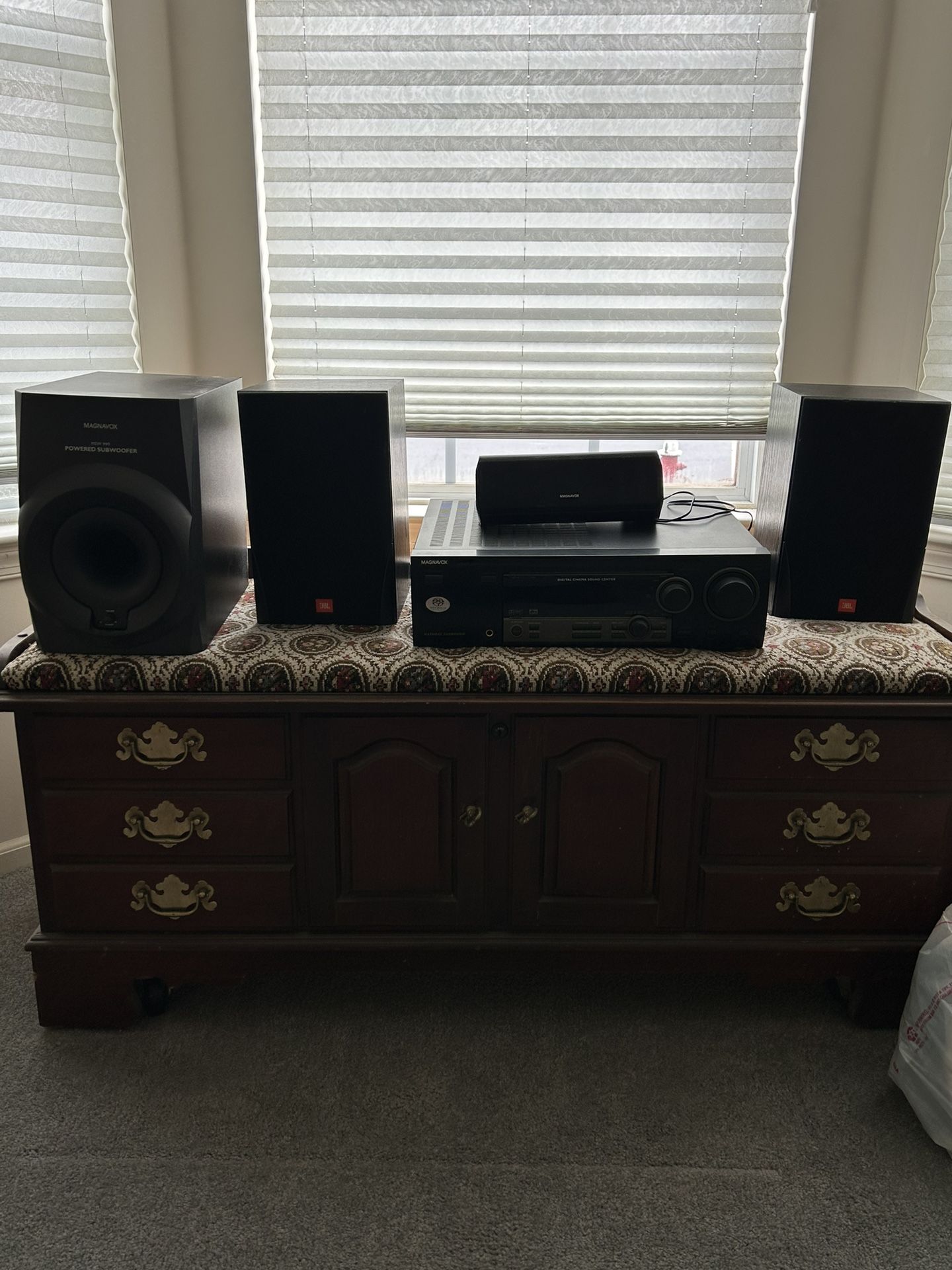 Receiver, Subwoofer, Center Channel, & Speakers