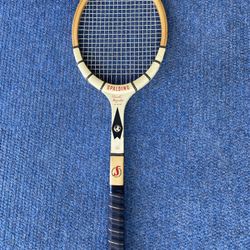 Tennis Racquet Vintage Splalding Wood