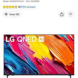 LG 55’ Smart 4K TV