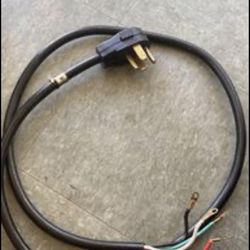 Utilitech 6-ft 4-Prong Black Dryer Appliance Power Cord