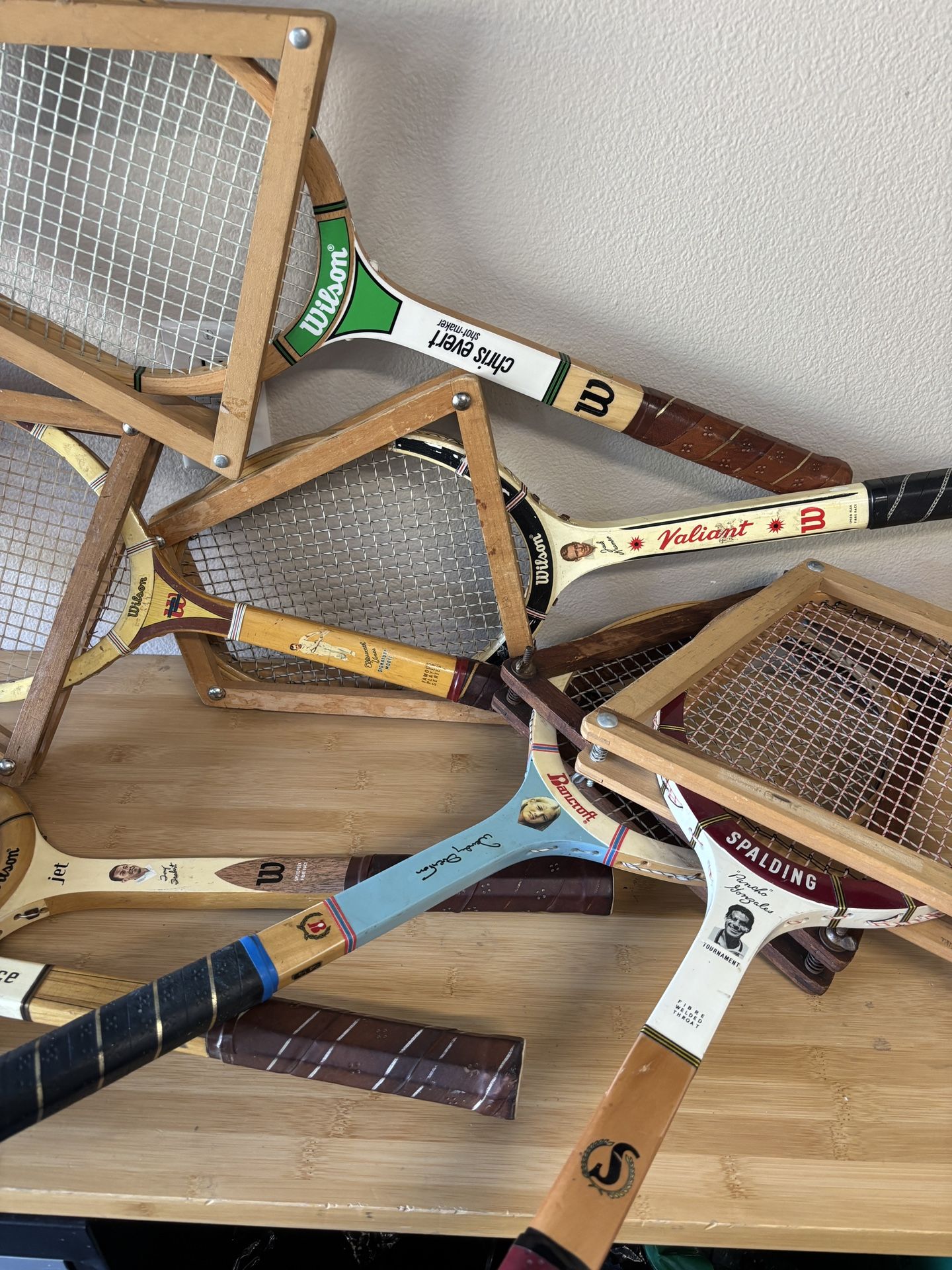 Vintage Tennis Racket Wall Decoration Wilson Rackets