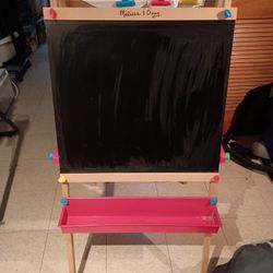 Melissa & Doug Kids Chalk & Dry Eraser Drawing Board