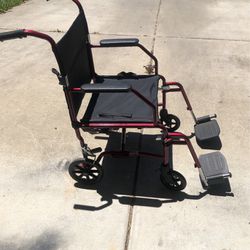 Wheelchair Walker, Super Light Excellent Condition Easy To Fold And Curry