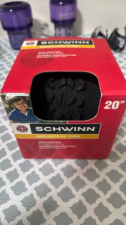 New Schwinn 20 Inch Mountain Bike tire and tube.