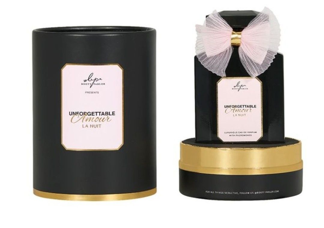 New 3.3 Oz Booty Parlor Unforgettable Amour La Nuit PERFUME W/ Pheromones NIB 
