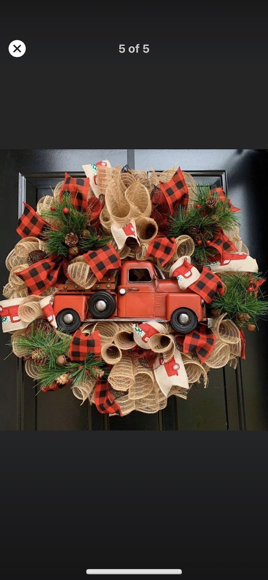 Red Truck Wreath