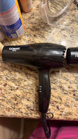 Hair dryers black revlon and conair 1875