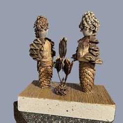 Handmade wooden figures