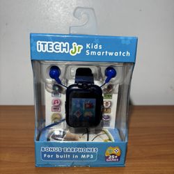 Kids Smartwatch with earbuds, Camera, Games and more,  Blue Camo
