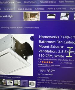 VENTILATION BATHDROOM FAN