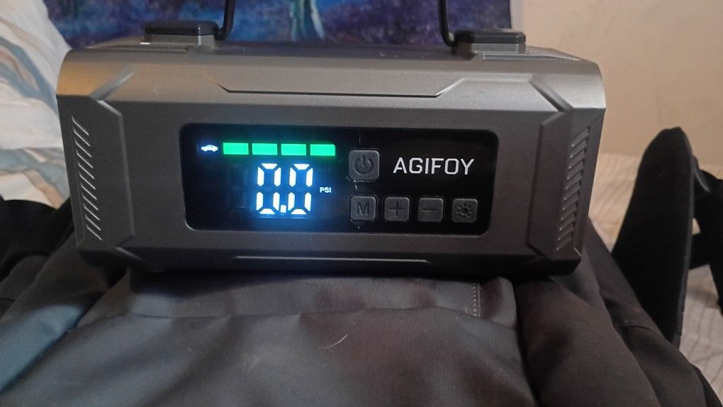 AGIFOY AIR COMPRESSOR JUMP STARTER 