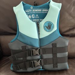 Body Glove Youth Neoprene PFD Life Jacket and Vest, Boy, 55-88 Ibs