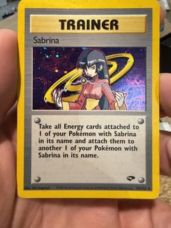 Pokemon - Sabrina Trainer - $40