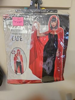 Full length red Cape adult