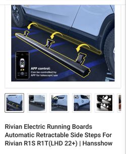 NEW Electric Running Boards For Rivian R1T