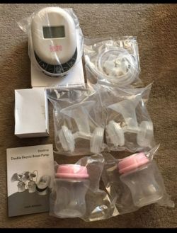 Double Electric Comfort Breast Pump, Built-In Rechargeable Battery By Bestine... $80