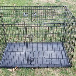 Nice Collapsible Metal Pet Cage 48"L X 30"W X 32"H
