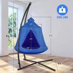 New Indoor Outdoor Hanging Tree Tent with Metal Stand for Kids