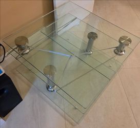 Multi-Top Motion Glass Cocktail  Center Table