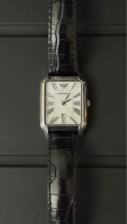 Emporio armani tank watch