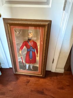Guru Gobind Singh Ji Framed Print Vimal Golden Temple Series 21.5x35.5
