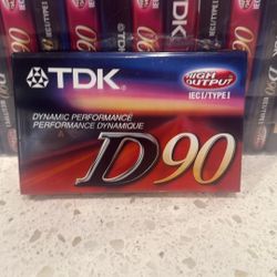 TDK D90 Cassette 