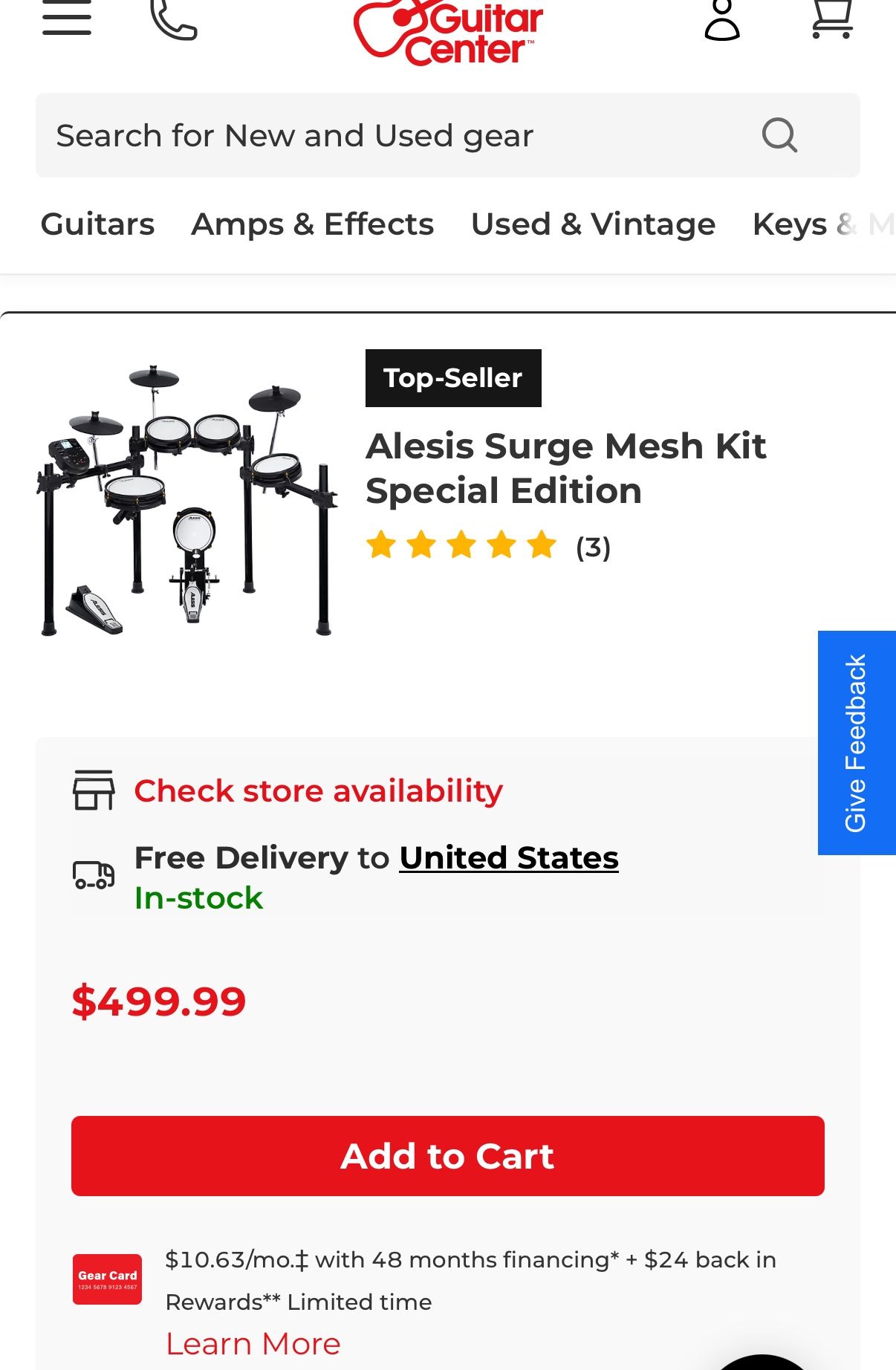 Alesis Surge Drum Set + Drum Seat