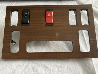 1981-1985 Mercedes Benz W126 Climate Control Wood Trim AC 126 683 0235