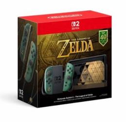 Switch 2 - The Legend Of Zelda - 40th Anniversary
