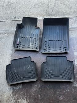 BMW e46 weather tech floor mats black