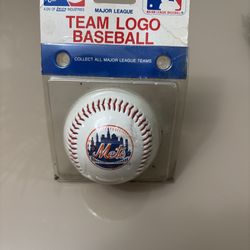 Vintage 1988 New York Mets MLB Team Logo Baseball-Laich Sports Products Corp