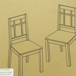 Home Traditional Dining Chairs, Set of 2 brand new 