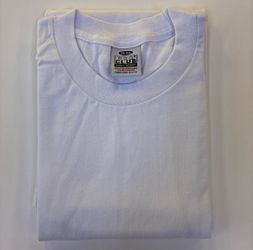 2XL Tall White Heavyweight Pro Club T-shirt
