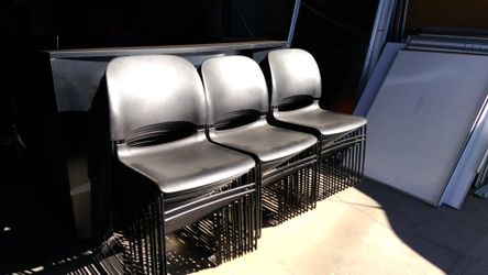 Stacking chairs - 1 left - $25