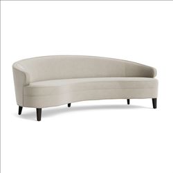 Modern Curved Sofa by Mitchell Gold + Bob Williams