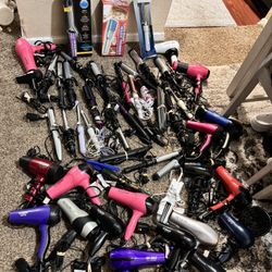 Hair Dryers -hair Straight And Hair  Curly  Like New 12$ For Each 
