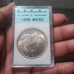 1896 Morgan Silver Dollar MS65