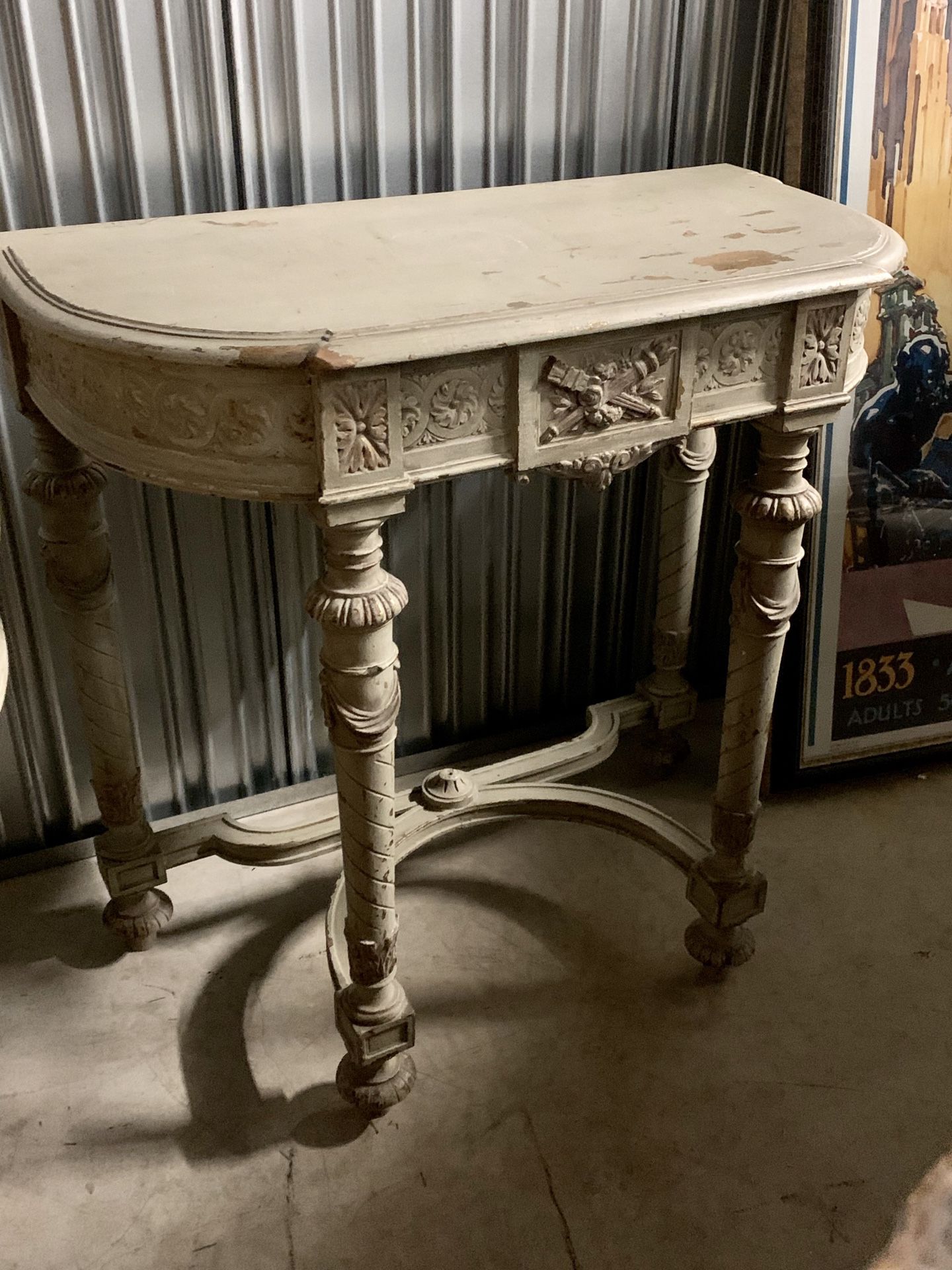 Vintage French Console Table