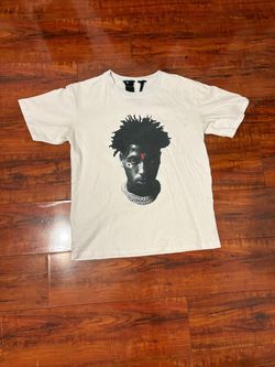 Vlone white and red young boy shirt size S