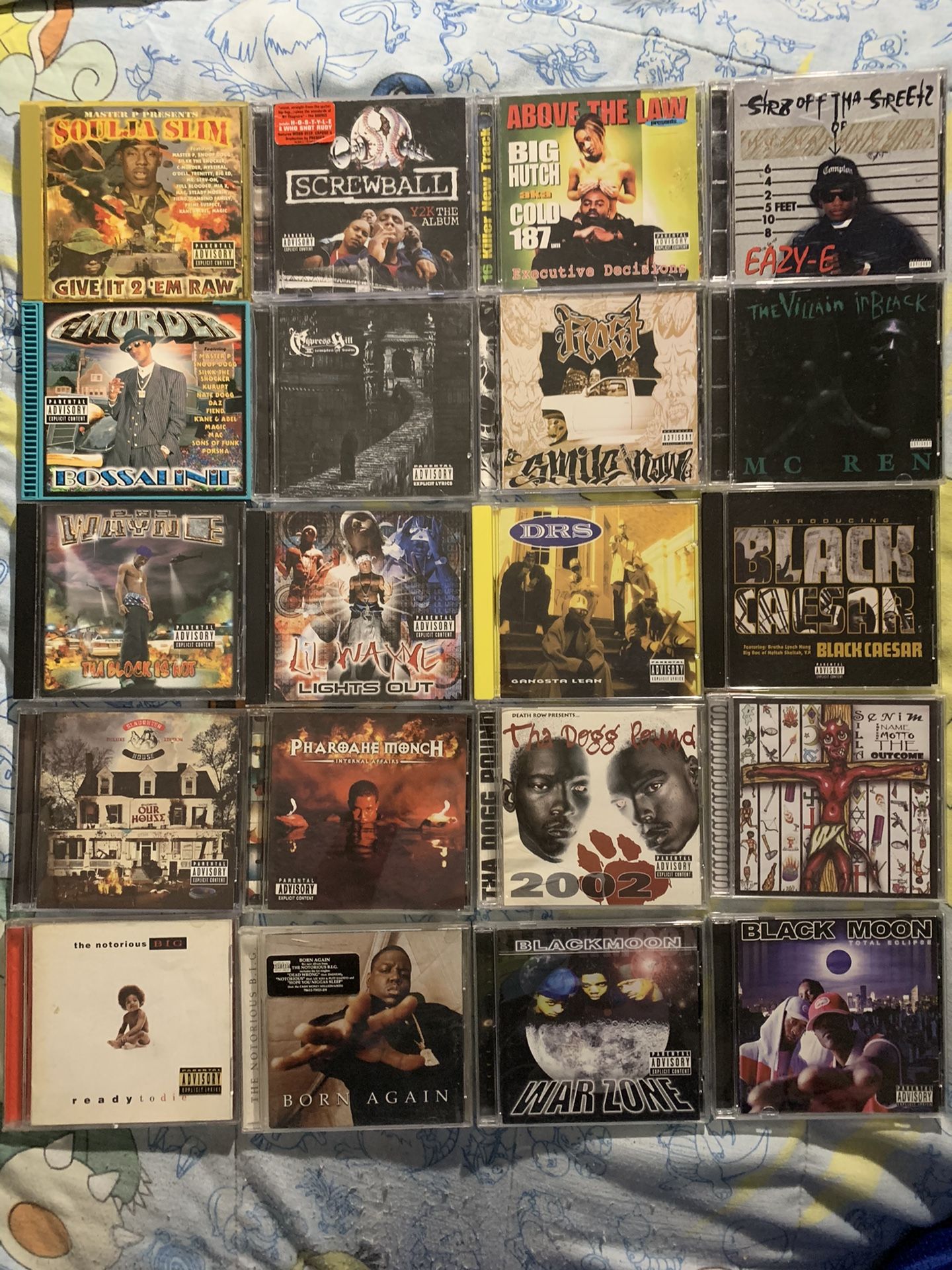 Hip Hop Gangsta Rap G Funk Rnb Rock Cds Music