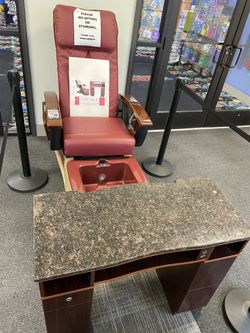 Full Sets Of Salon Equipment, Chairs, Tables, Etc.