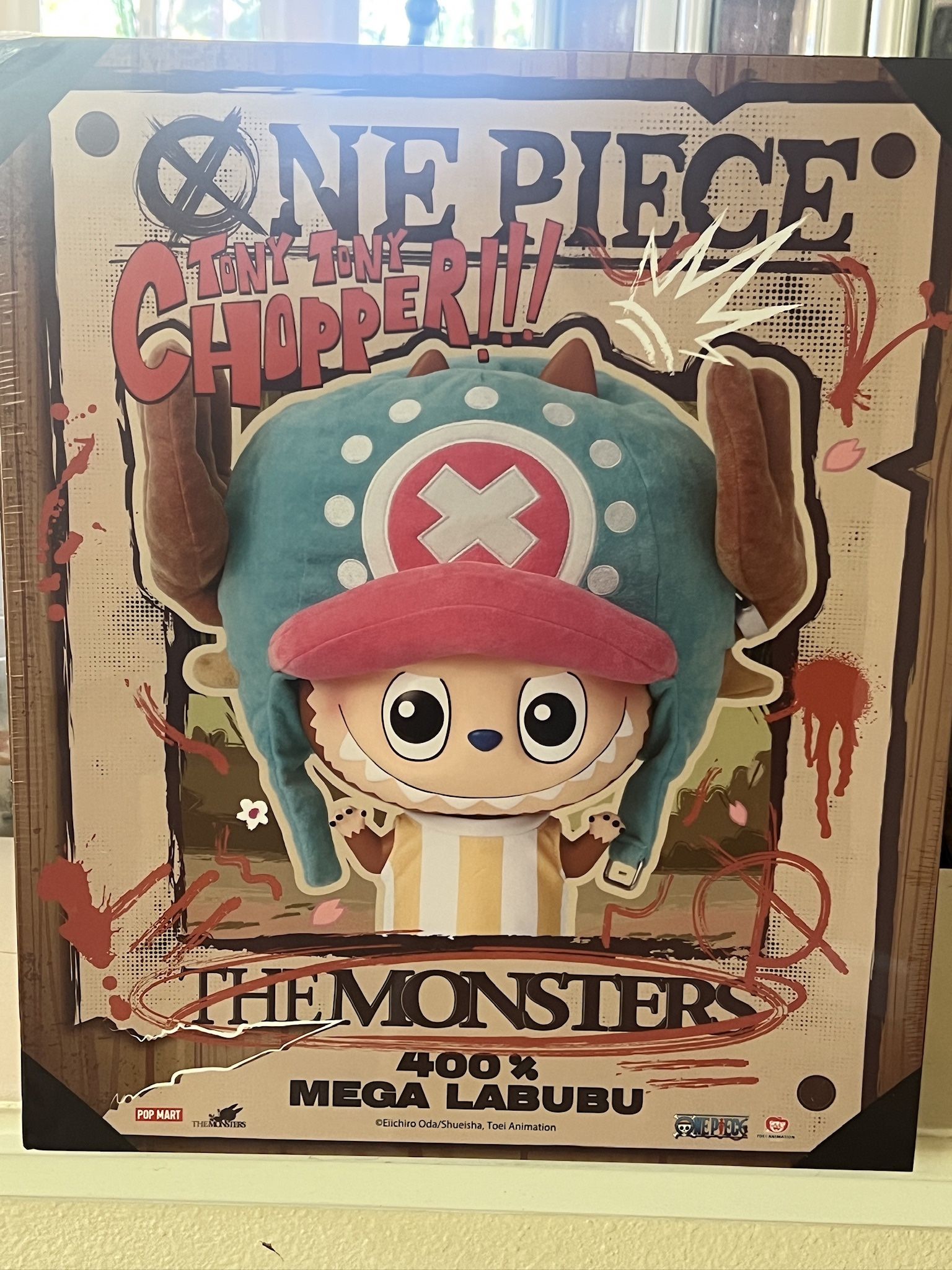 Authentic Brand New Unopened/Sealed Mega The Monsters Labubu Tony Chopper 400%