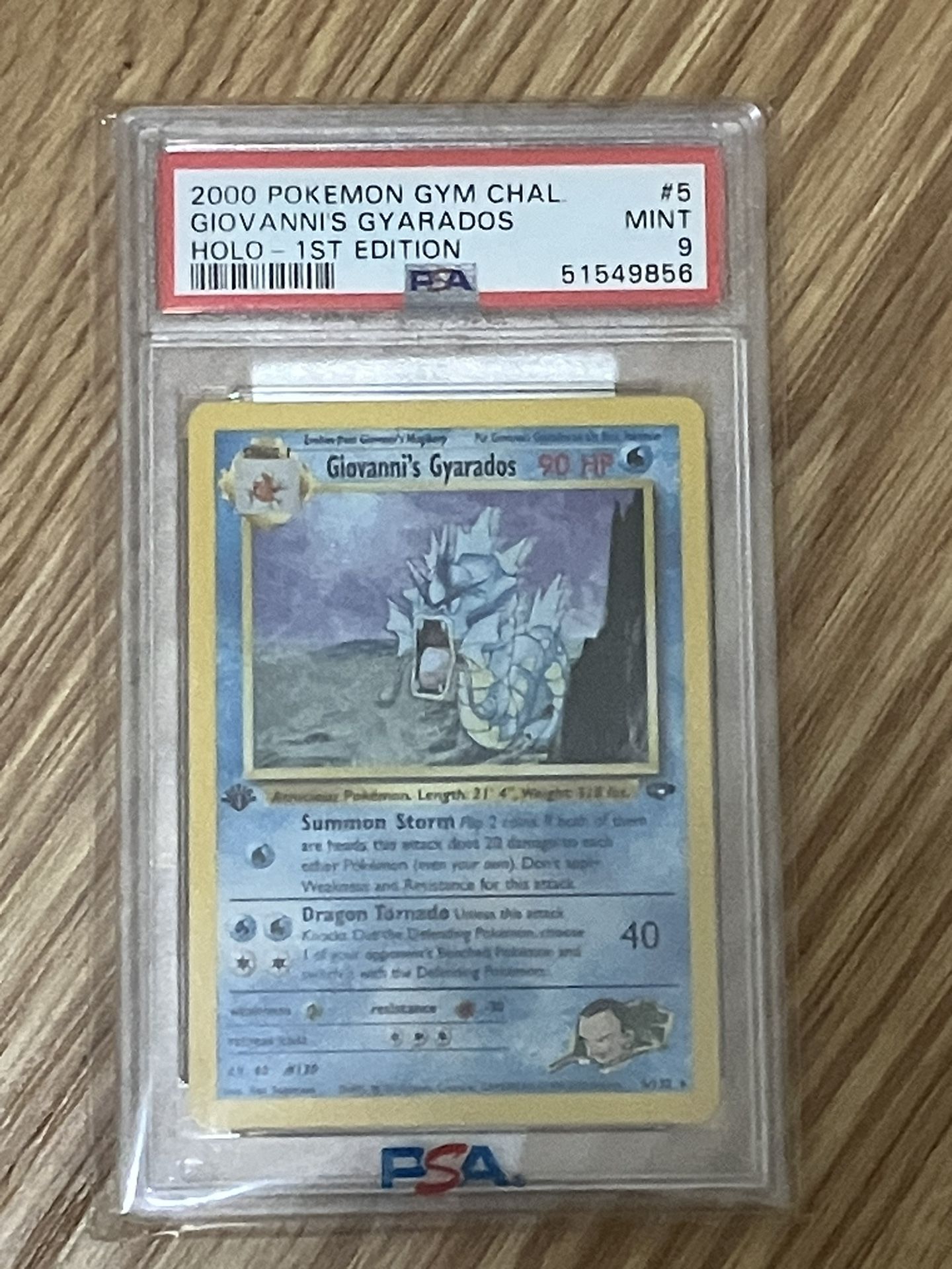 Giovanni’s Gyarados 1st Ed PSA 9