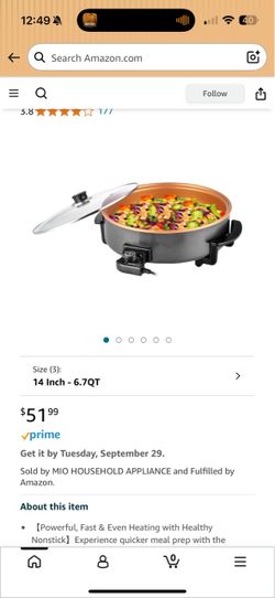 MIOAOTCE Family Size Frying Pan AD-P36S