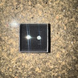 Moisanite Diamond Earrings ( 1 Carat Each Earing)