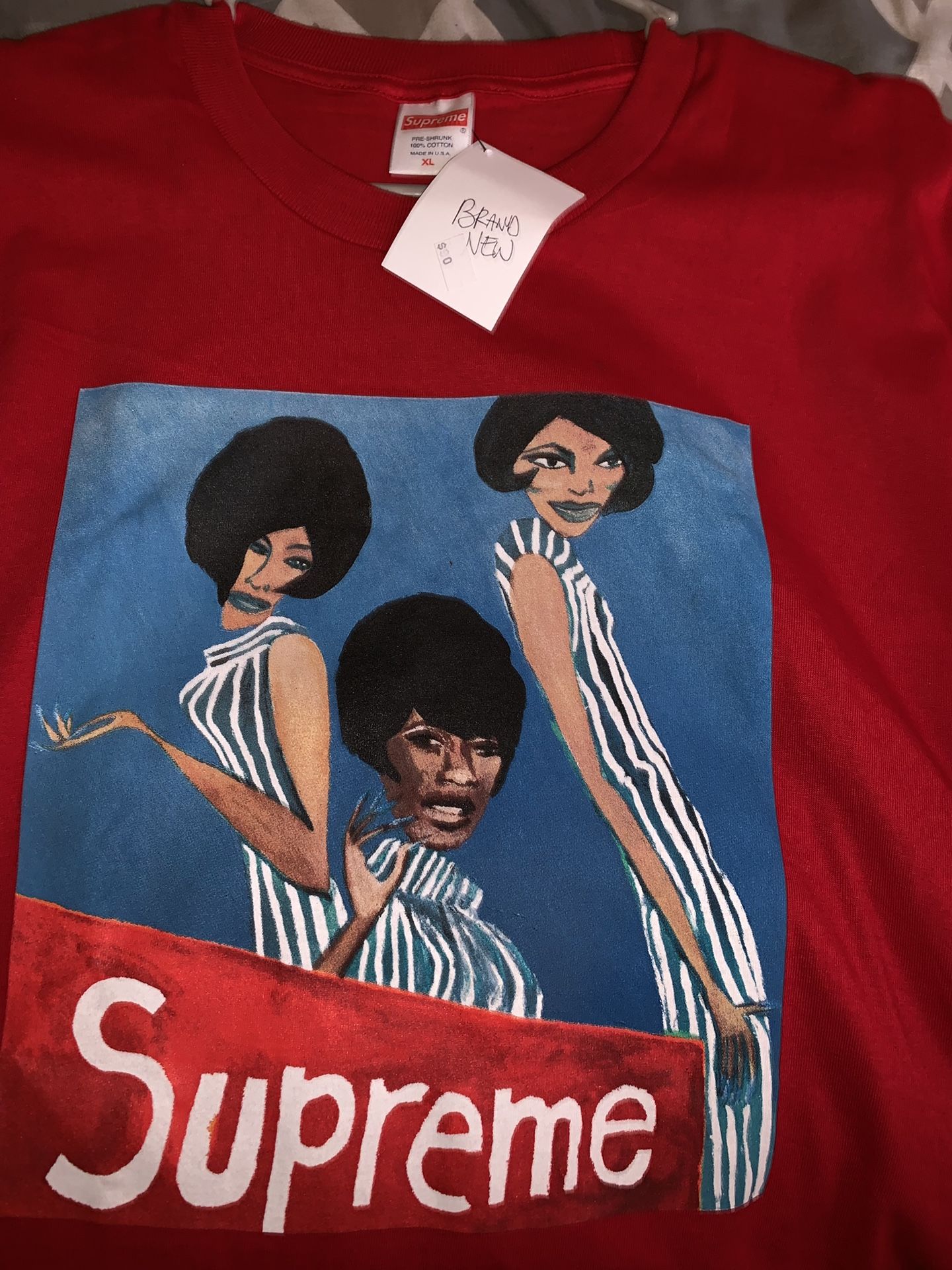 Supreme Group tee Red