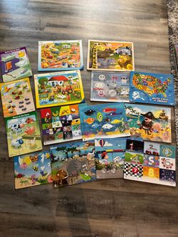 Kids puzzle lot