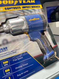 GOODYEAR 1/2 inch Composite Impact Wrench. Air Compressor Tool