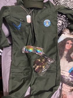 US Air Force Pilot Flight Suit Costume Set