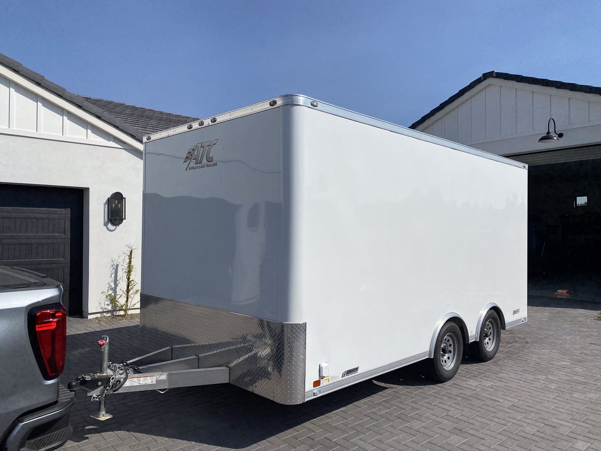 2019 ATC Aluminum framed toy hauler/ cargo trailer